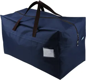 100L House Moving Organizer Bags, College Dormitory Storage Bags, Traveling Duffel Tote Storage Bag, Blue