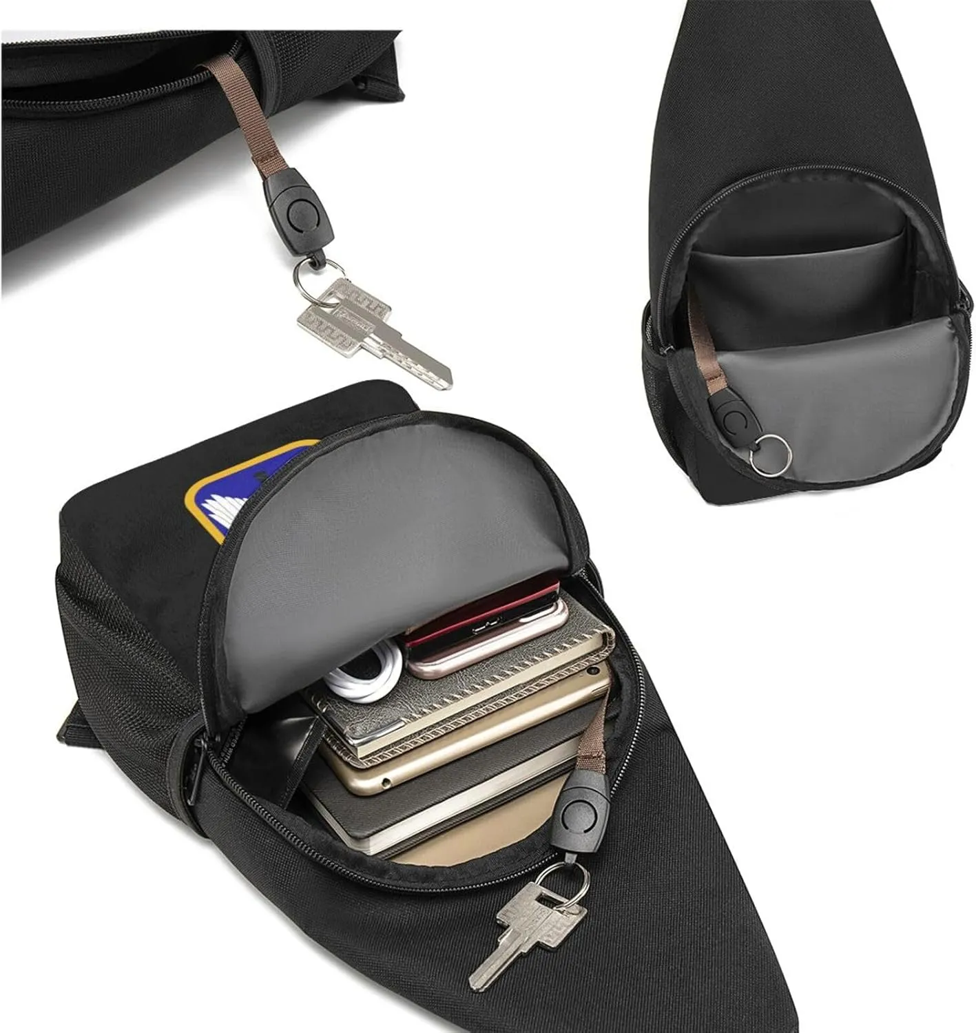 16th Combat Aviation Brigade Unisex Chest Bag Lightweight Crossbody Shoulder Bag Travel Pocket