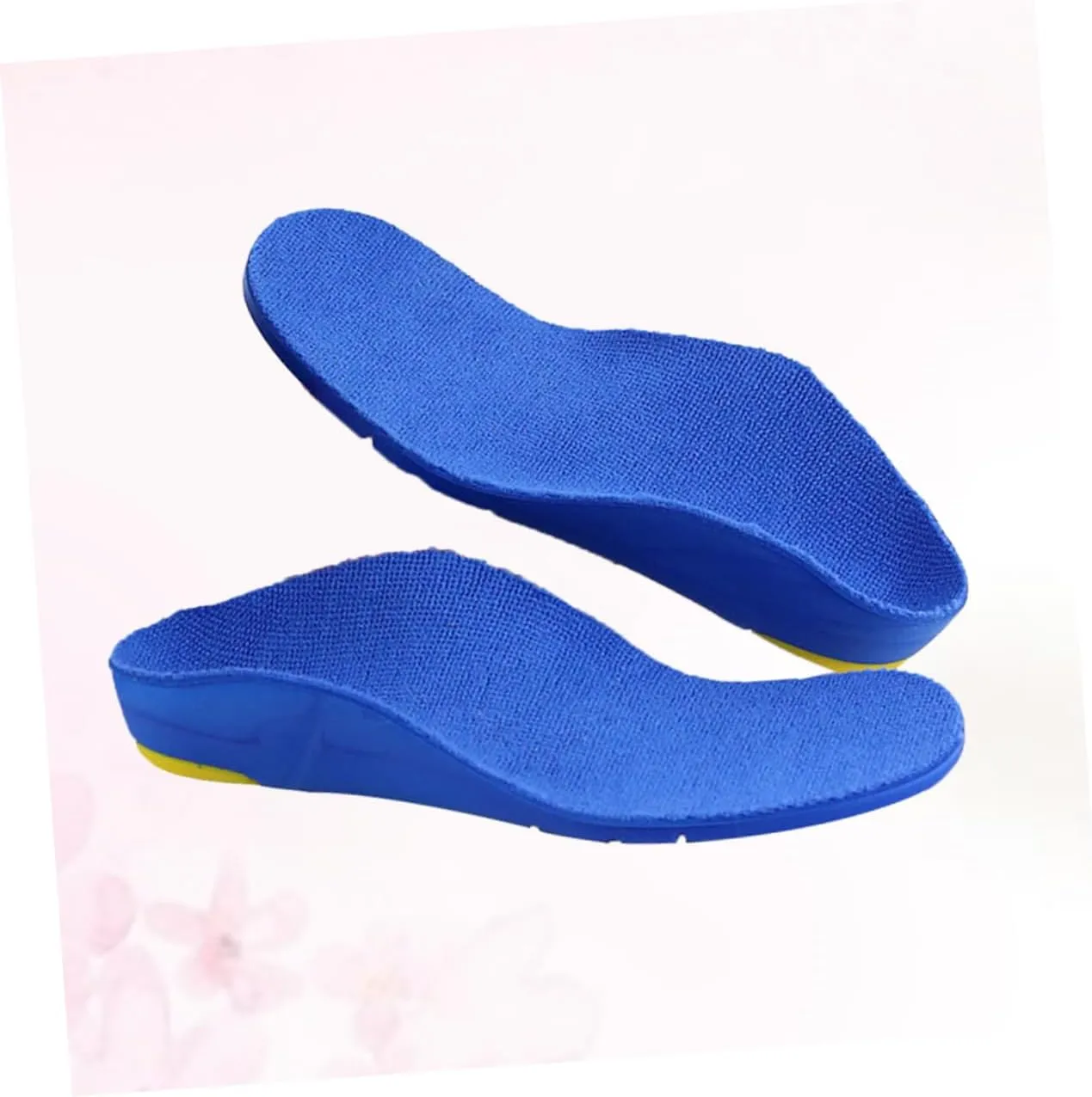 2 Pairs Kids Full Insoles Absorbing Pads for Basketball Sneakers Breathable Correcting Size 23-26