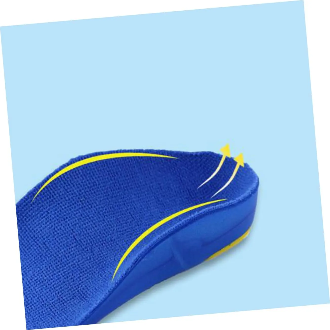 2 Pairs Kids Full Insoles Absorbing Pads for Basketball Sneakers Breathable Correcting Size 23-26