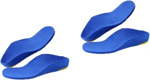 2 Pairs Kids Full Insoles Absorbing Pads for Basketball Sneakers Breathable Correcting Size 23-26