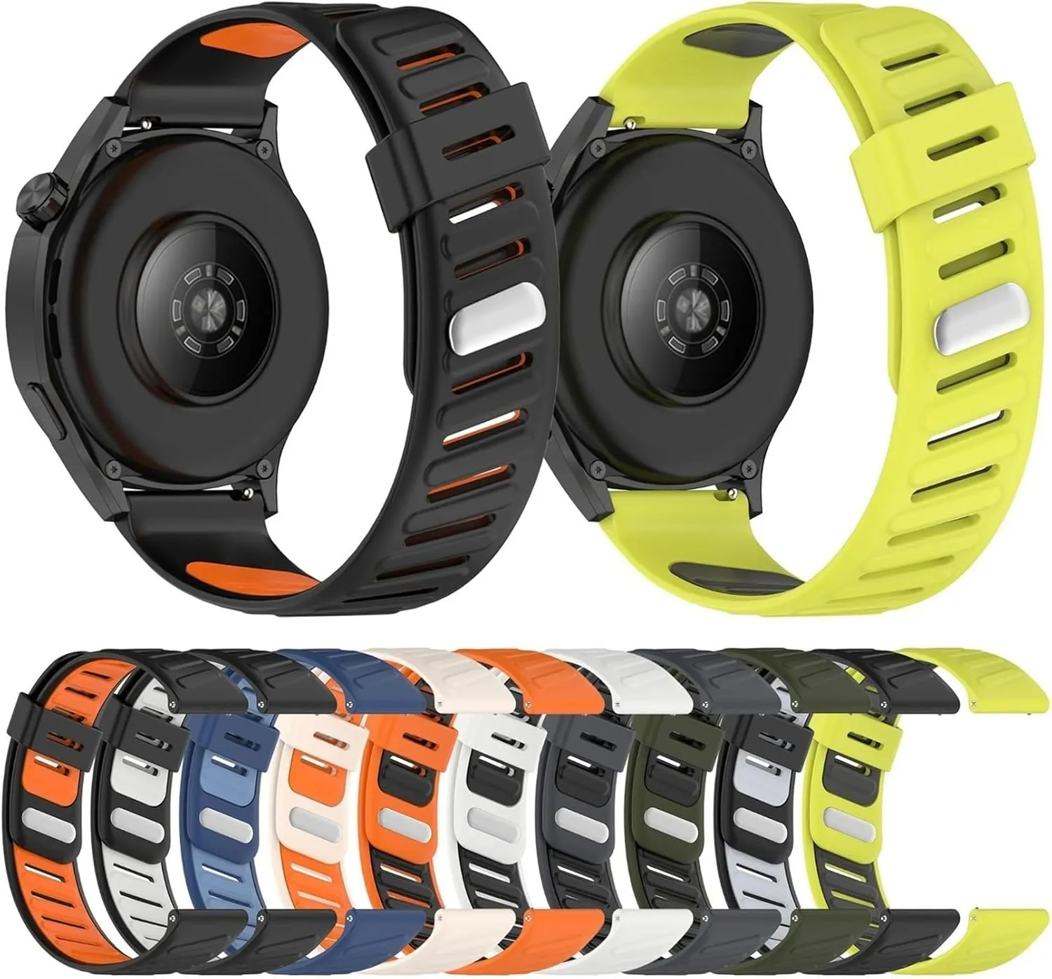 22mm Silicone Breathable Band For Huawei Watch Ultimate GT4 GT5 GT5Pro 46MM GT3 GT2 Replace Sports Bracelet