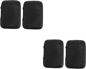 2sets Portable Waterproof Case for Travel Cord Organizer Bag Cable Management Organizers 2pcs*2