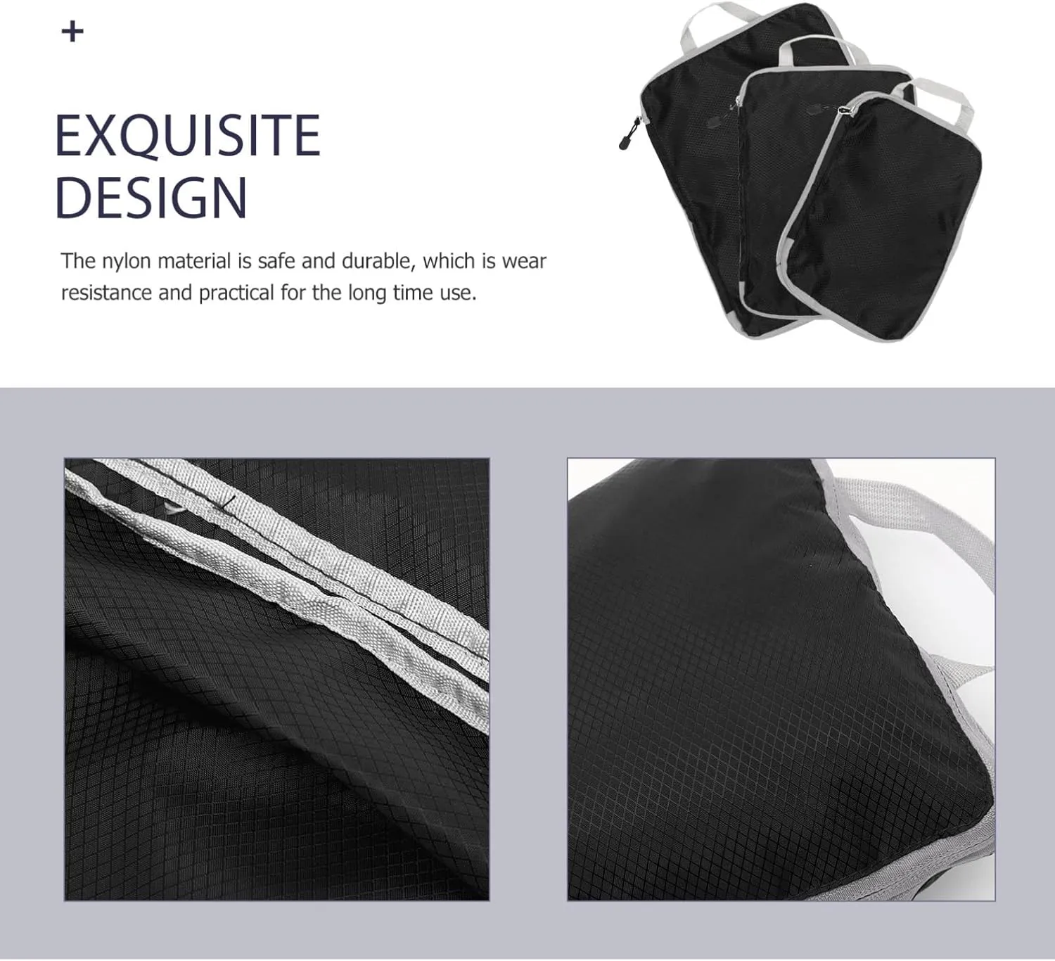 3pcs Travel Storage Bag Travel Organizer Bags Organizer Travel Bag Travel Organizer Cubes Travel Suitcase Organizer Bags Organizer Pouches Space Saving Bags for Travel Case