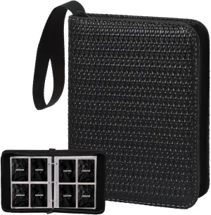 4 Pocket Card Binder for 400 Standard Trading Cards, Trading Card Album Folder with Zipper for Sports, MTG, TCG Cards -Toys Gifts for Boys Girls - Stylish Protection for Your Treasured Cards.