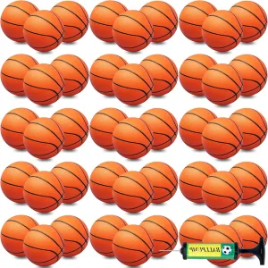 40Pcs 5" Inch Mini Basketball Balls Bulk Small Basketball Set with Pump, PVC Small Basketball for Over The Door Basketball Hoop Games Party Favors Indoor Outdoor Play Adults Kids Pool Beach Basketball