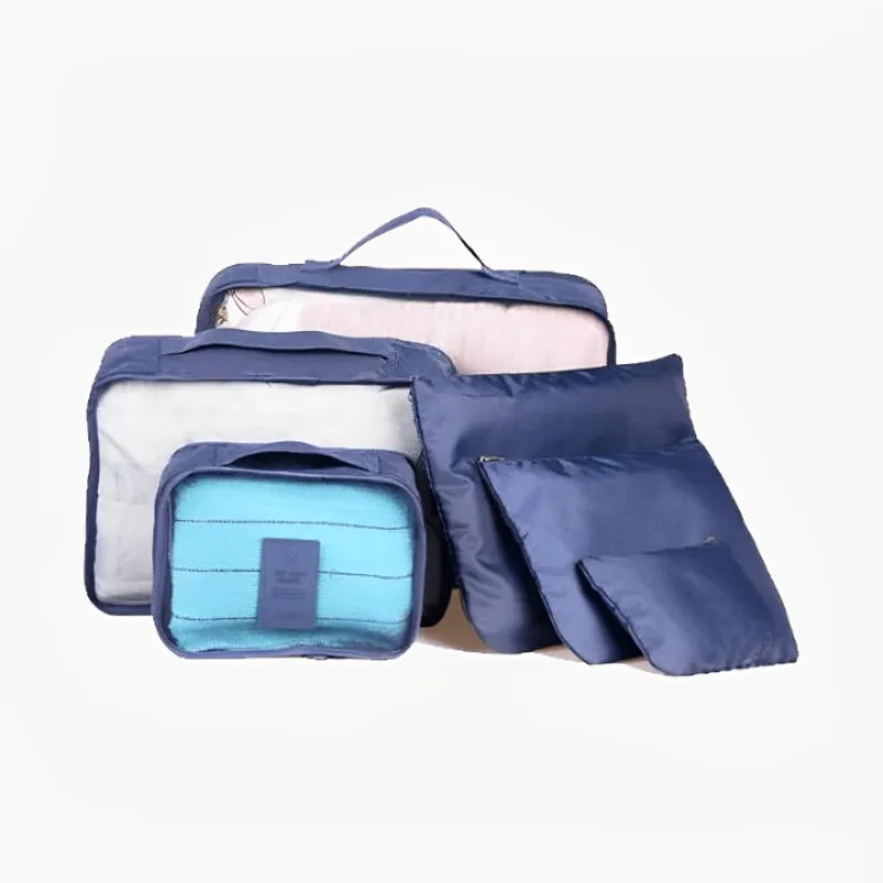 6 PC Portable Travel Luggage Packing Cubes