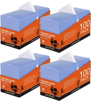 800 Card Sleeves Hard Plastic Top Loads, Premium 3"x4" Card Protectors Penny Sleeves 35 PT for Trading Game Sports Baseball Football Cards
