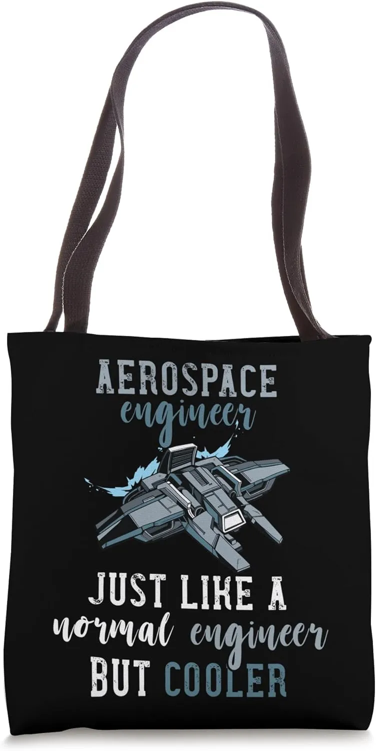 Aerospace Engineer Spacecraft Plane Aeronautical Aviation Tote Bag