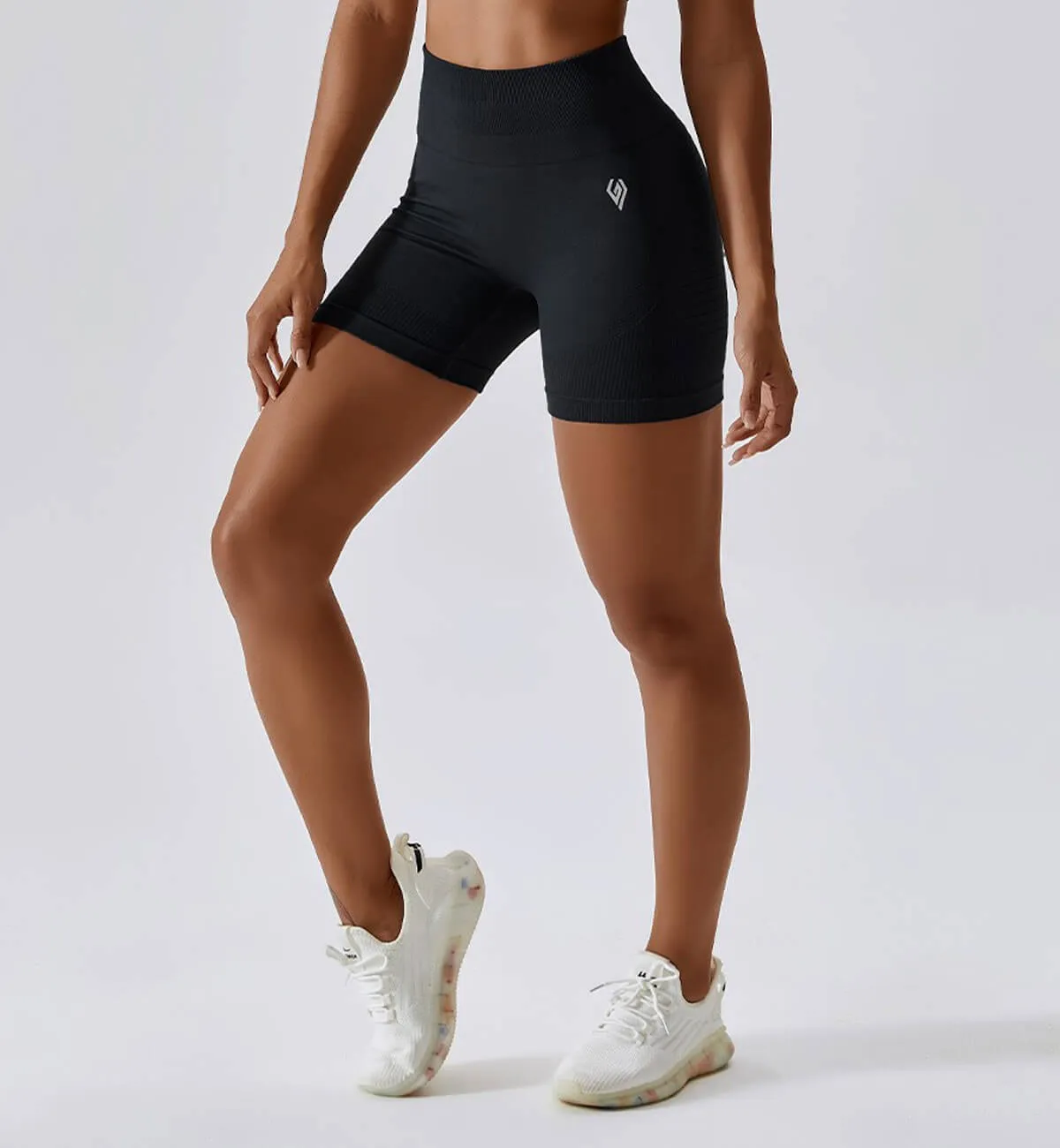 Air Flow Seamless Training Shorts-Obsidian