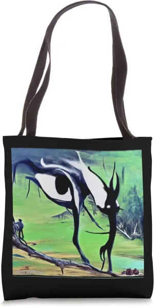 ALL SEEING FOREST ORIGINAL AI DIGITALLY GENERATED ARTWORK Tote Bag