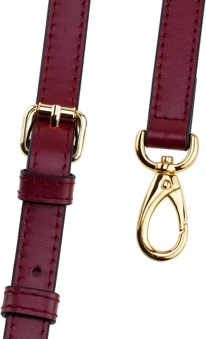 Allzedream Genuine Leather Purse Strap Replacement Crossbody Handbag Long Adjustable