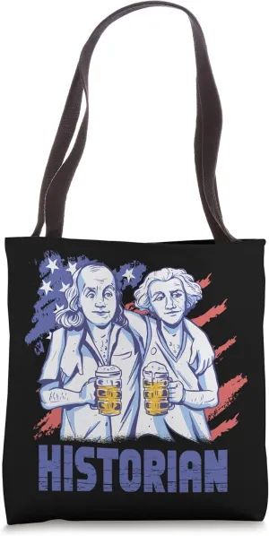 American Historian Usa Us History Student Teacher Historic Tote Bag