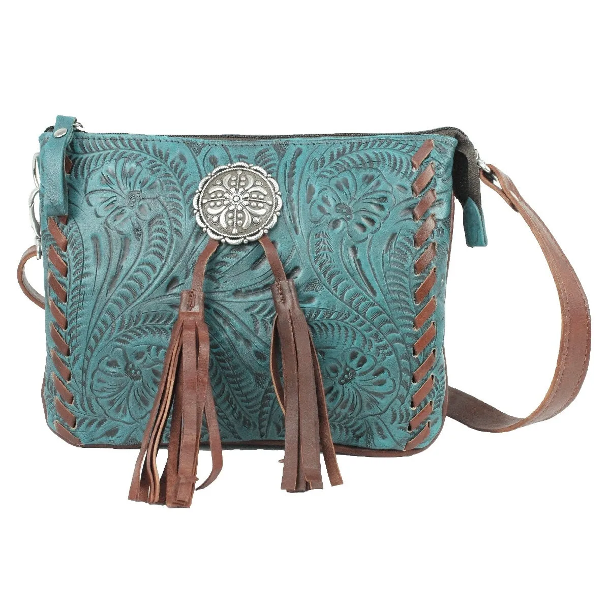 American West Lariats and Lace Multi-Compartment Crossbody