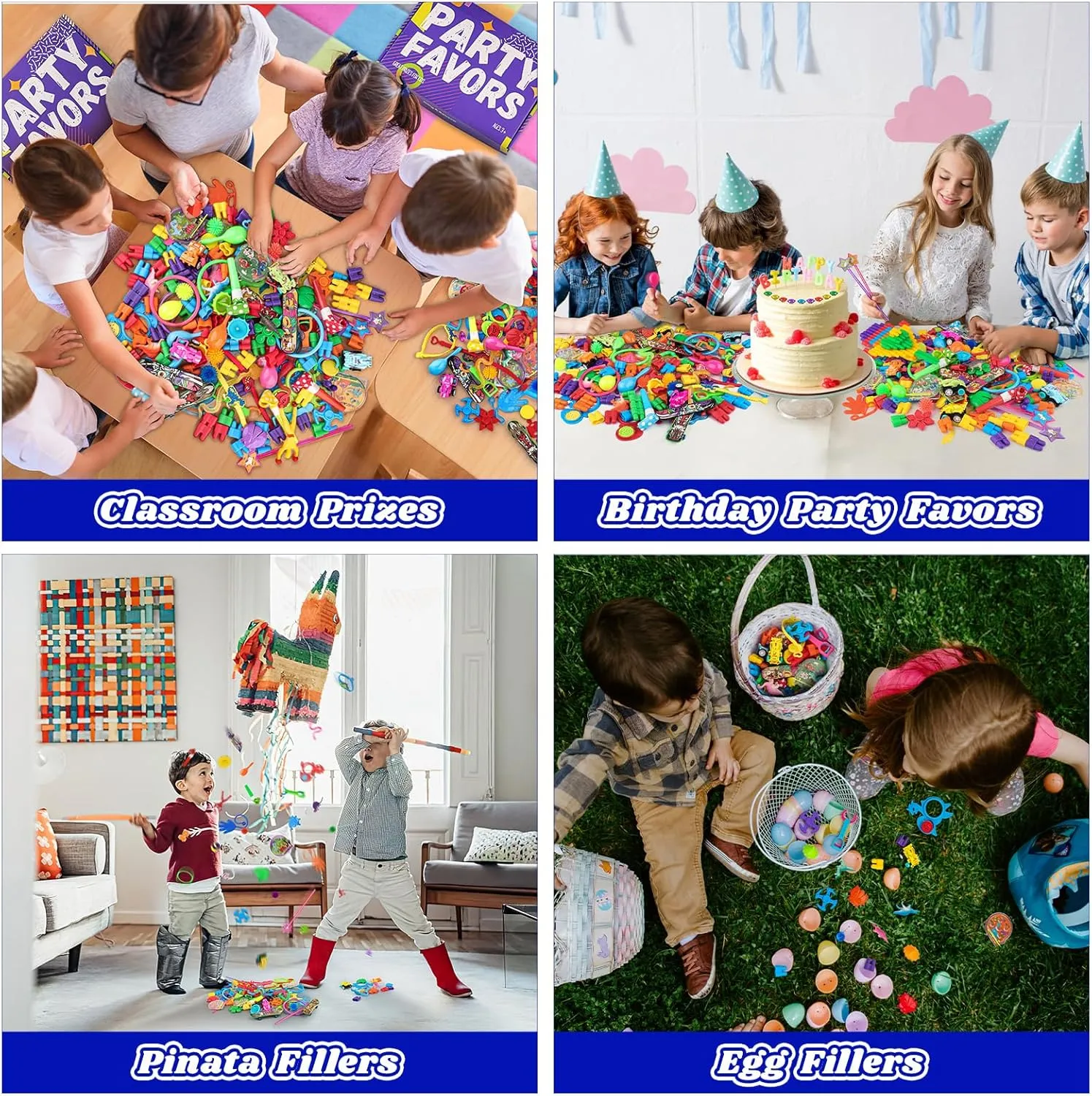 Amy&Benton 200PCS Little Toys for Kids School Prizes for Kids Toys Bulk Party Favors Gifts Treasure Box Toys