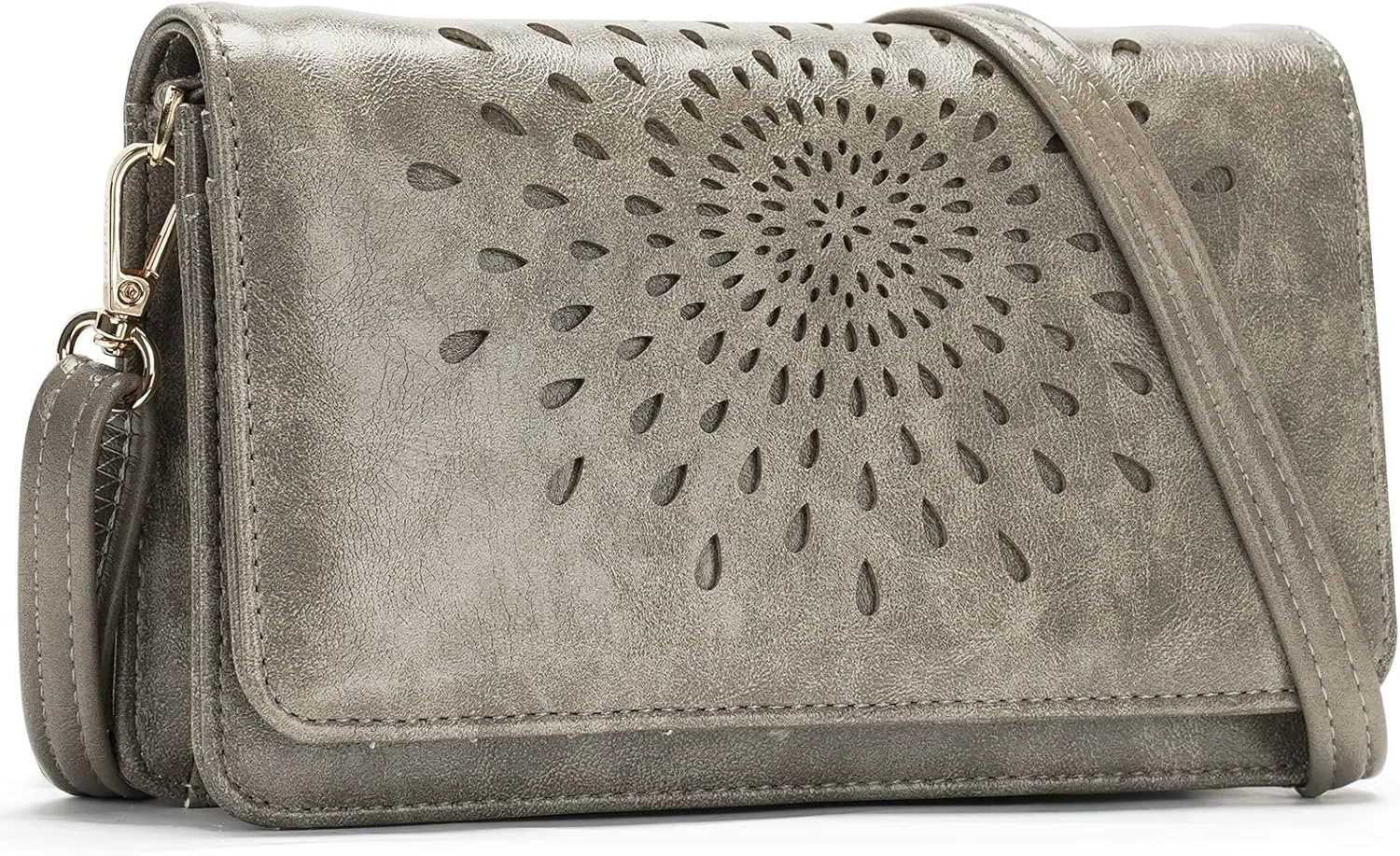 APHISON Crossbody Bags For Women,Wristlet Wallet Phone Purse Shoulder handbags Multi-Function Small RFID Clutch Card Holder