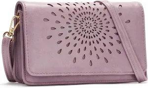 APHISON Crossbody Bags For Women,Wristlet Wallet Phone Purse Shoulder handbags Multi-Function Small RFID Clutch Card Holder