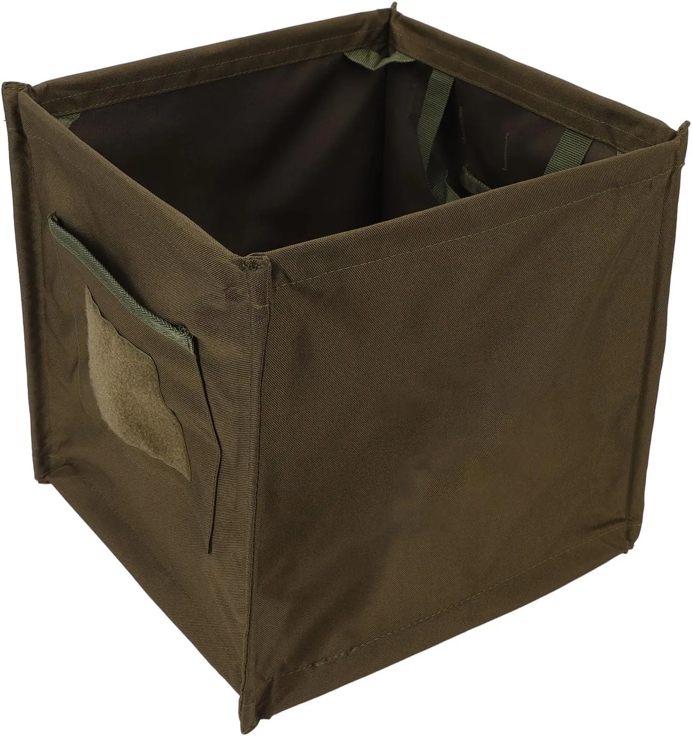 Arborist Throw Line, Heavy Duty Tote Bag Outdoor Trash Can Large Capacity 33L Oxford Cloth Throw Line Storage Basket Arborist Throw Bag for Travel Picnic (Army Green)