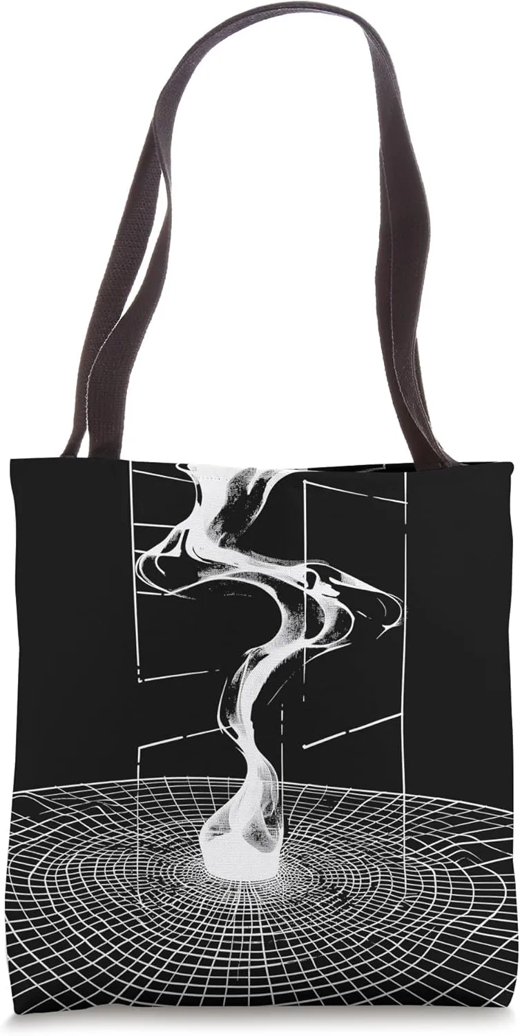 Astrophysics Artistic Wormhole Space Travel Physics Diagram Tote Bag