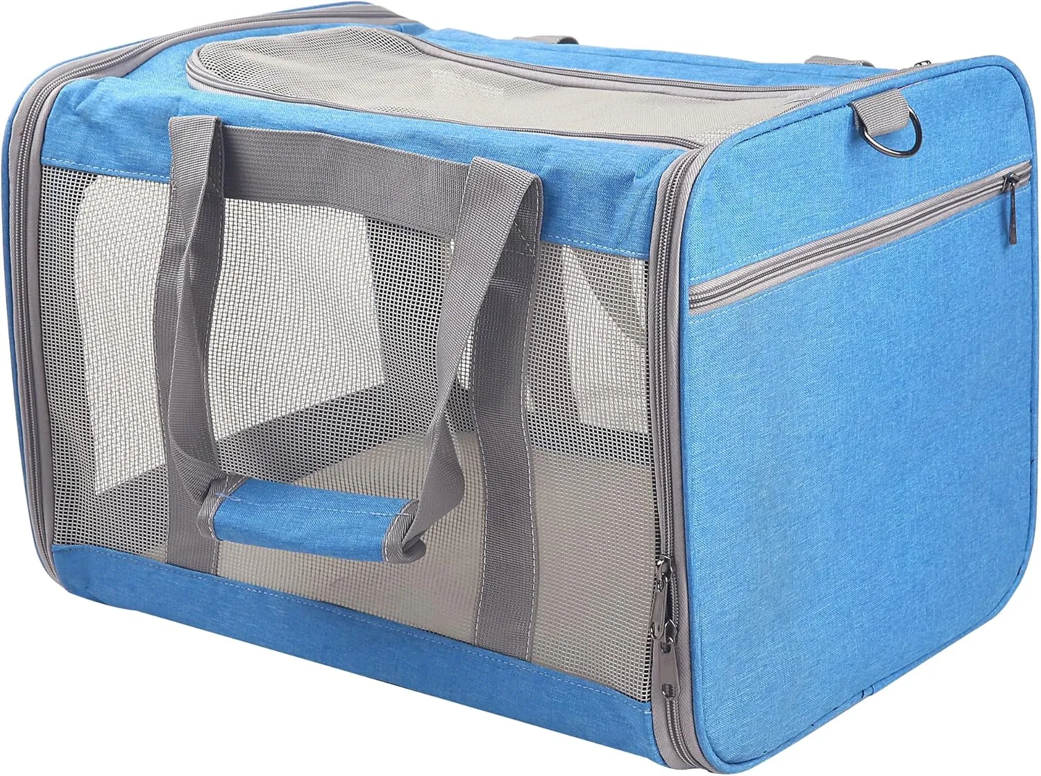 ATVobi Portable Cat Carrier for Small to Large Cats - Soft, Airline Approved, Blue