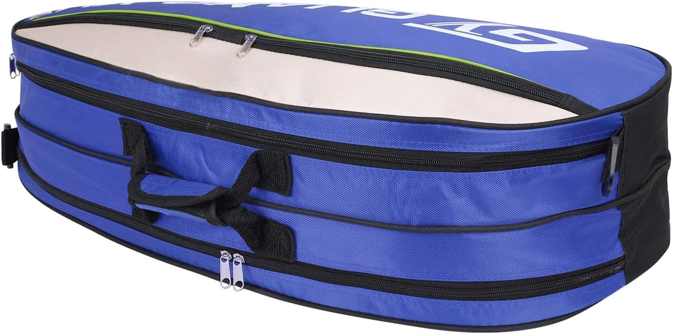 Badminton Racket Bag Tennis Racket Single Shoulder Badminton Bags 4 to 6 Racquet Backpack Big Capacity Waterproof Tennis Bag for Men Women Youth and Adult
