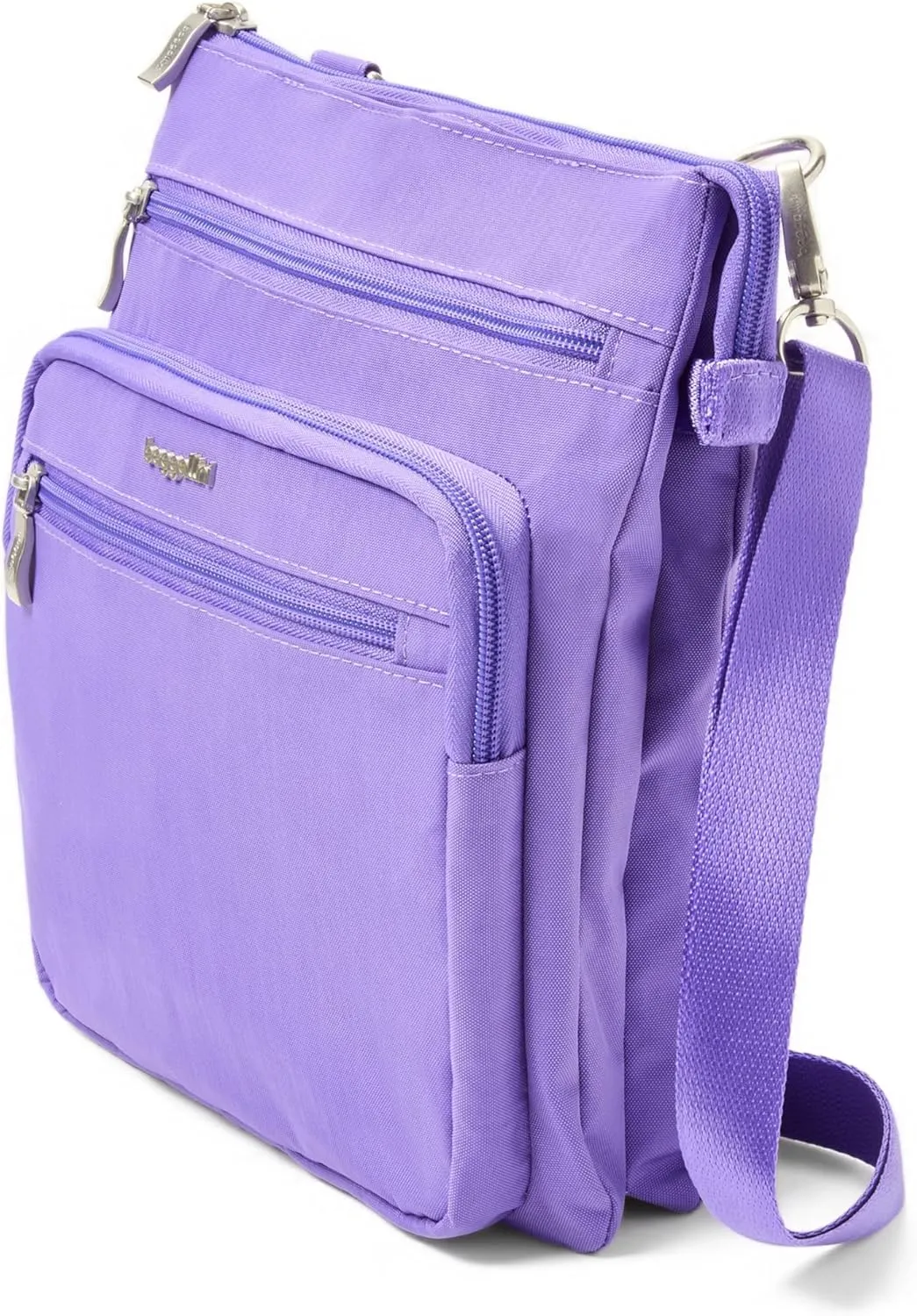 Baggallini Crossbody Bag for Women 10" X 10.7" Lightweight Handbags with RFID Card Slots Interior Divider