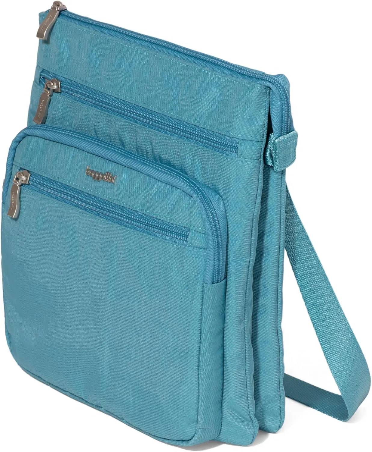 Baggallini Crossbody Bag for Women 10" X 10.7" Lightweight Handbags with RFID Card Slots Interior Divider