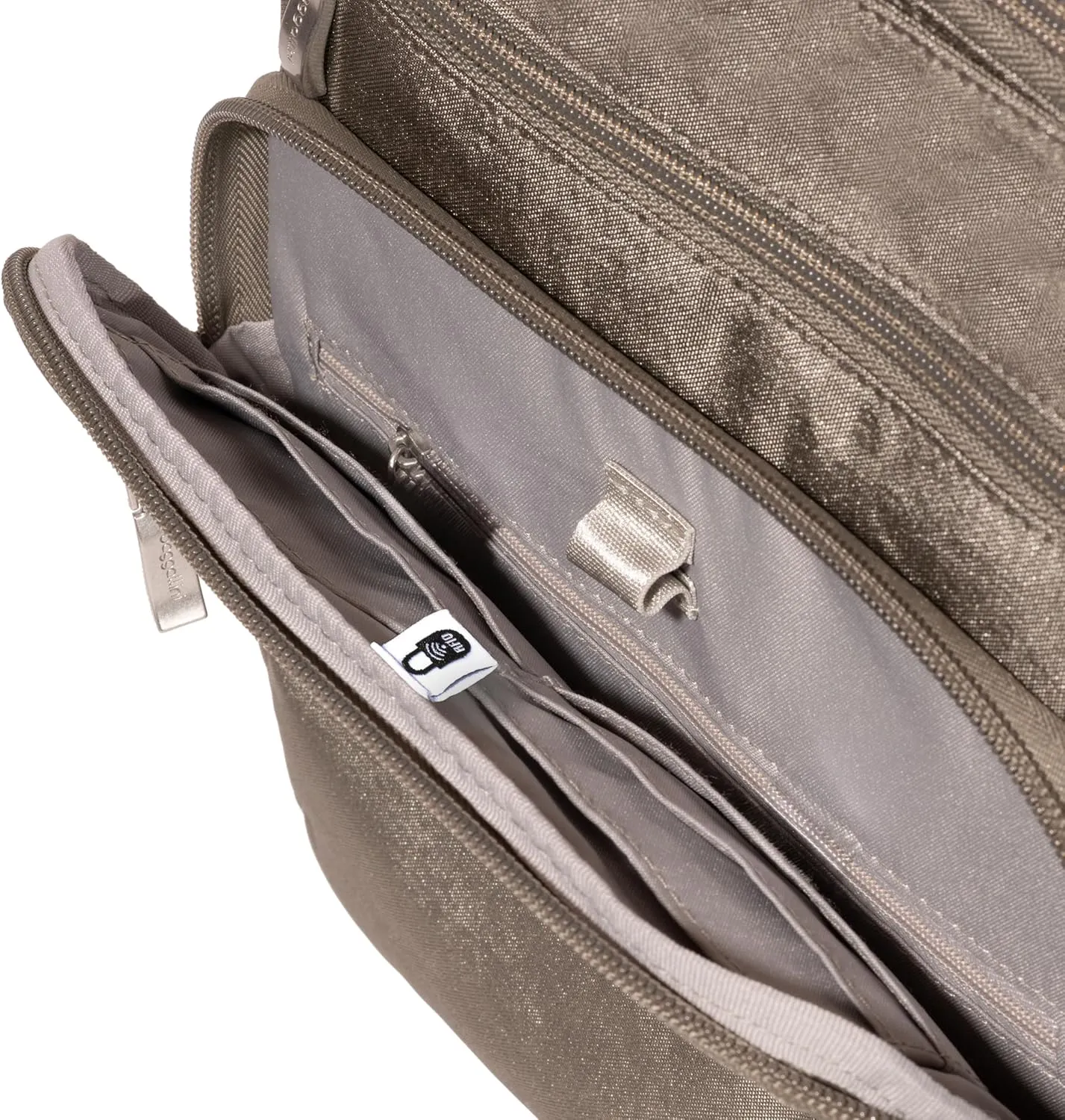 Baggallini Crossbody Bag for Women 10" X 10.7" Lightweight Handbags with RFID Card Slots Interior Divider