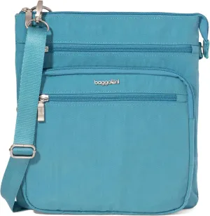 Baggallini Crossbody Bag for Women 10" X 10.7" Lightweight Handbags with RFID Card Slots Interior Divider