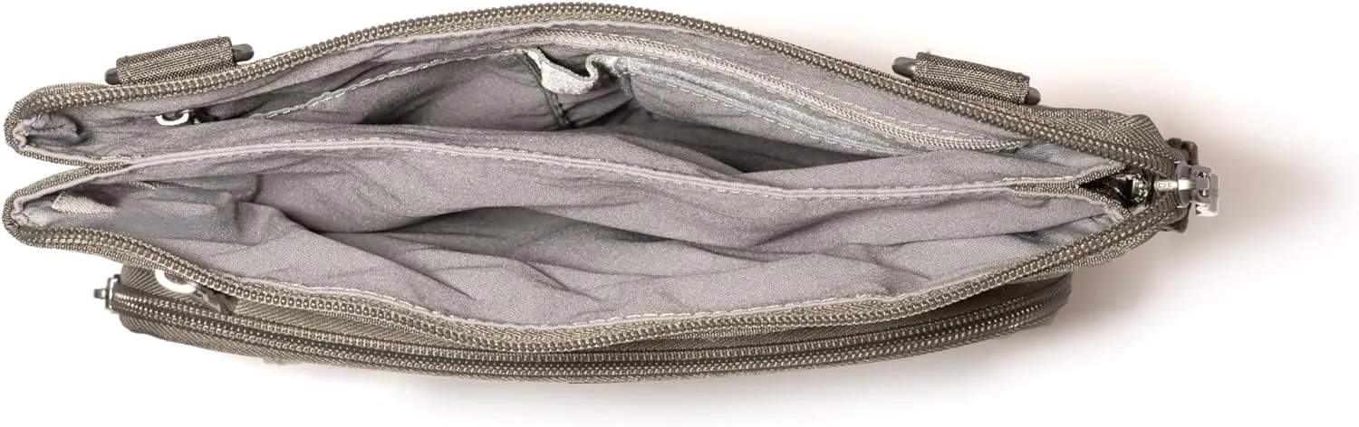 Baggallini Crossbody Bag for Women 10" X 10.7" Lightweight Handbags with RFID Card Slots Interior Divider