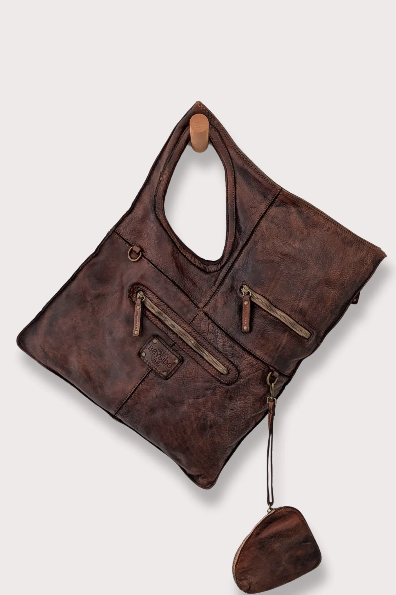 Bayside84 Stardust Shoulder & Crossbody - Cigar Brown
