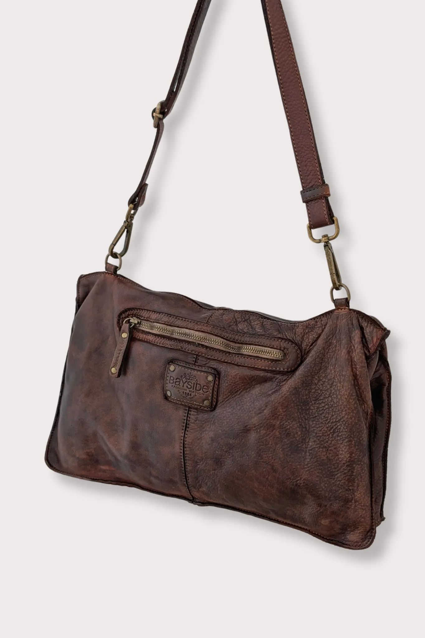 Bayside84 Stardust Shoulder & Crossbody - Cigar Brown