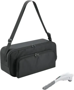 Beautyflier Nylon Shoulder Bag Compatible with RENPHO Hand Held Deep Tissue Massager, Travel Bag for Handheld Tissue Neck Back Massager, Storage Bag for Handheld Massager, Fits Travel (Bag Only)
