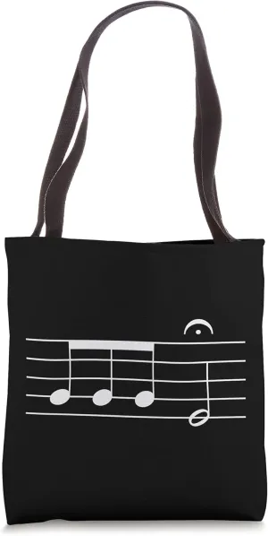 Beethoven 5th Symphony Notes Classical Music Composer Tote Bag