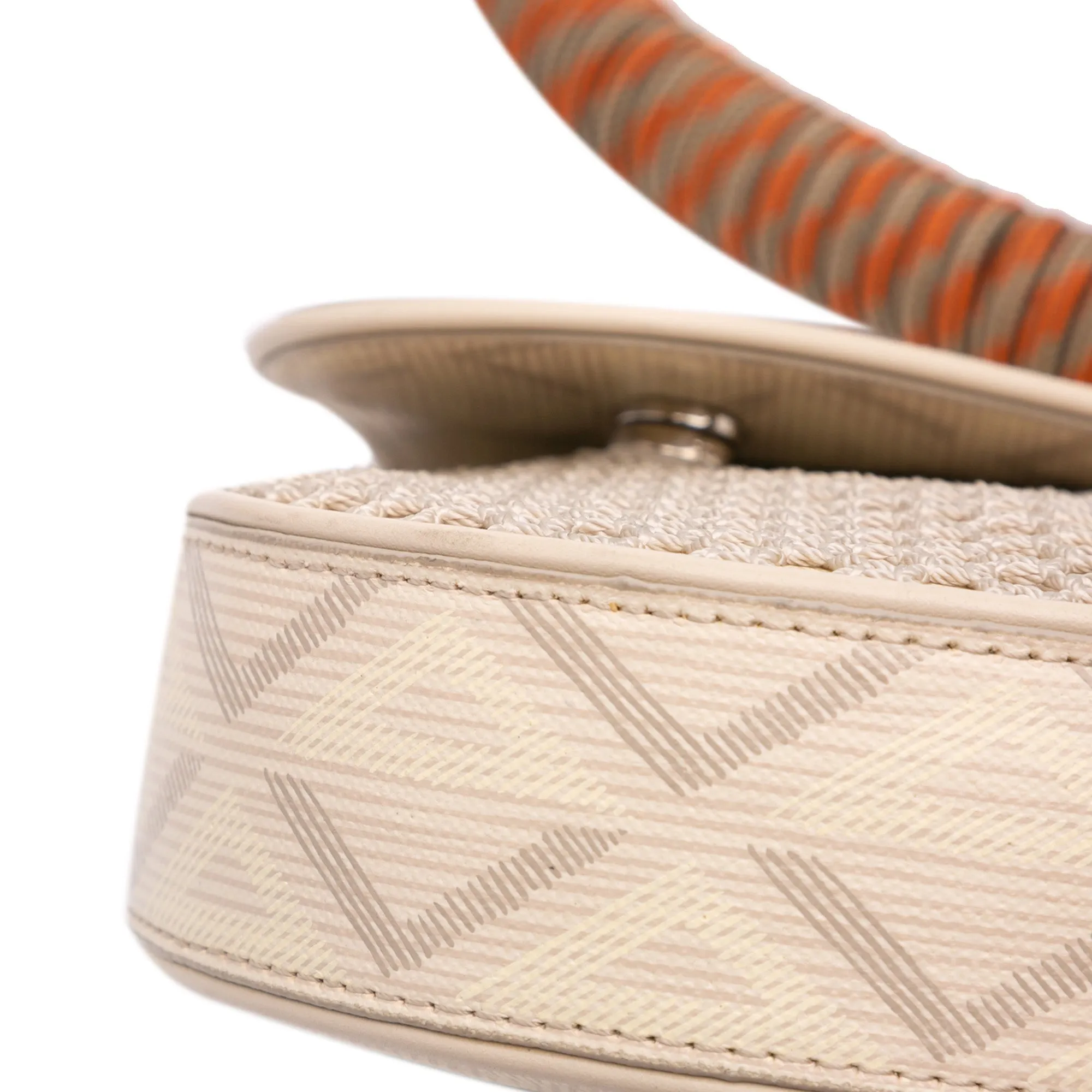 Beige Dior Coated Canvas CD Diamond Nautic Saddle Crossbody