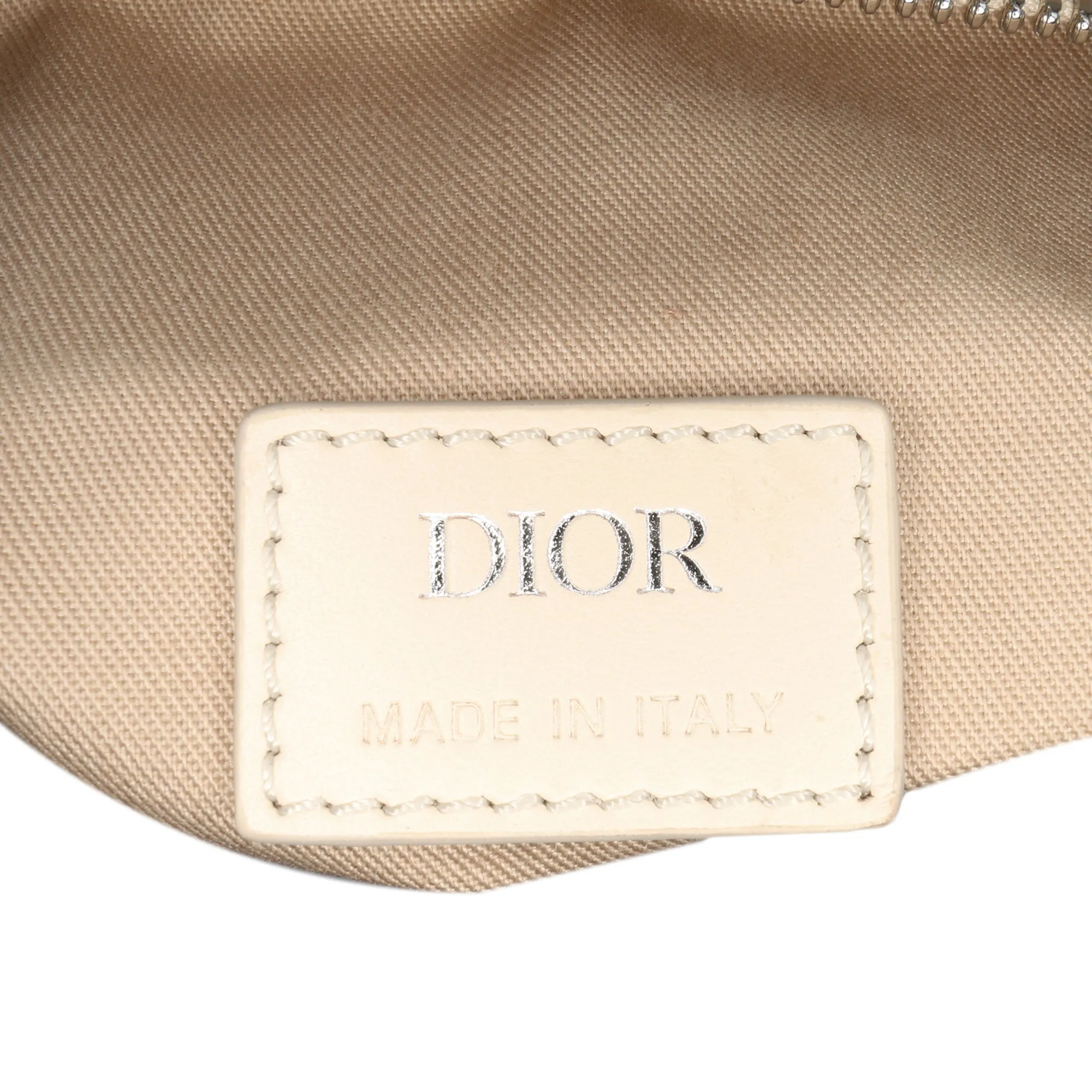 Beige Dior Coated Canvas CD Diamond Nautic Saddle Crossbody
