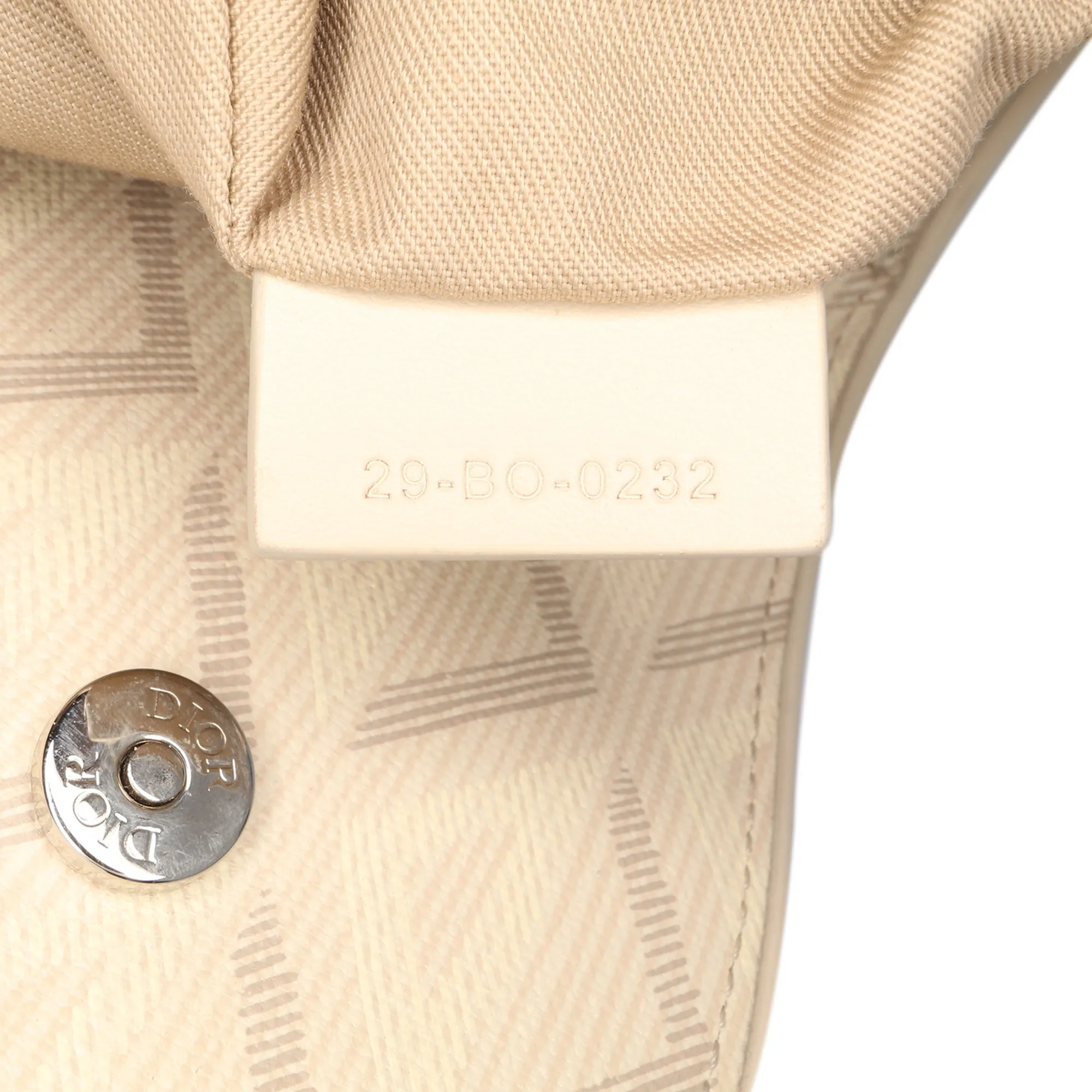 Beige Dior Coated Canvas CD Diamond Nautic Saddle Crossbody
