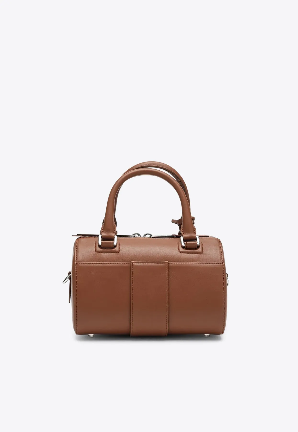 Belle Vivier Leather Bowling Bag