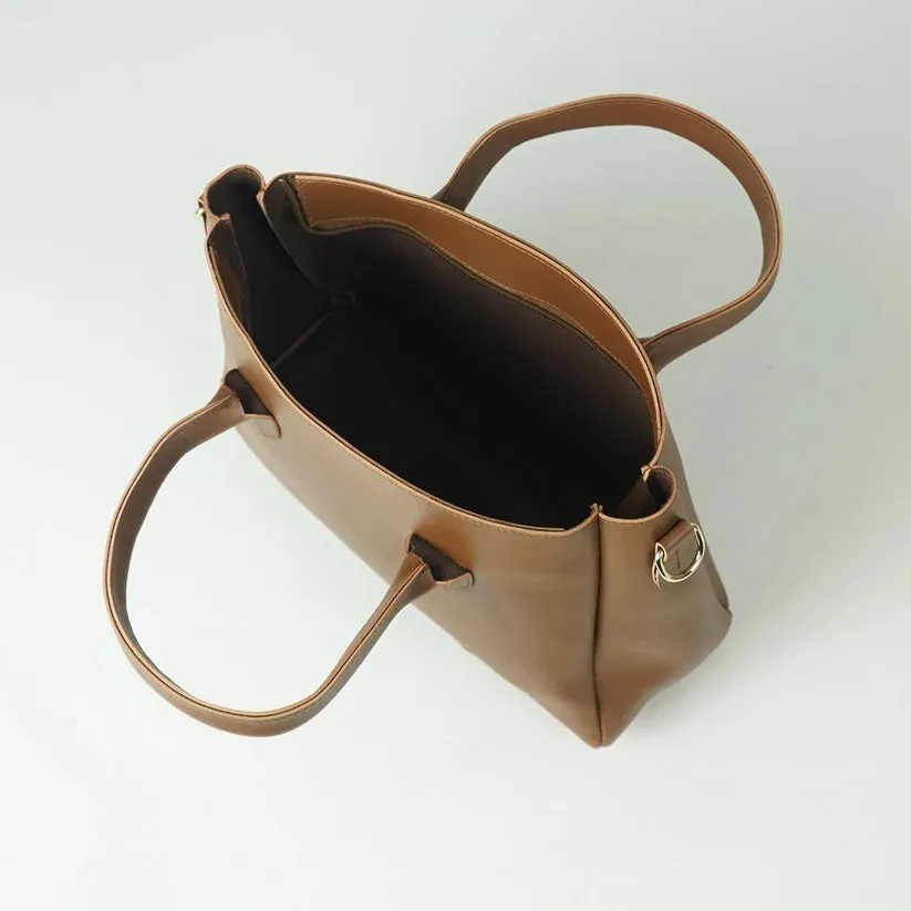 BERRY BROWN 2 pcs bag set