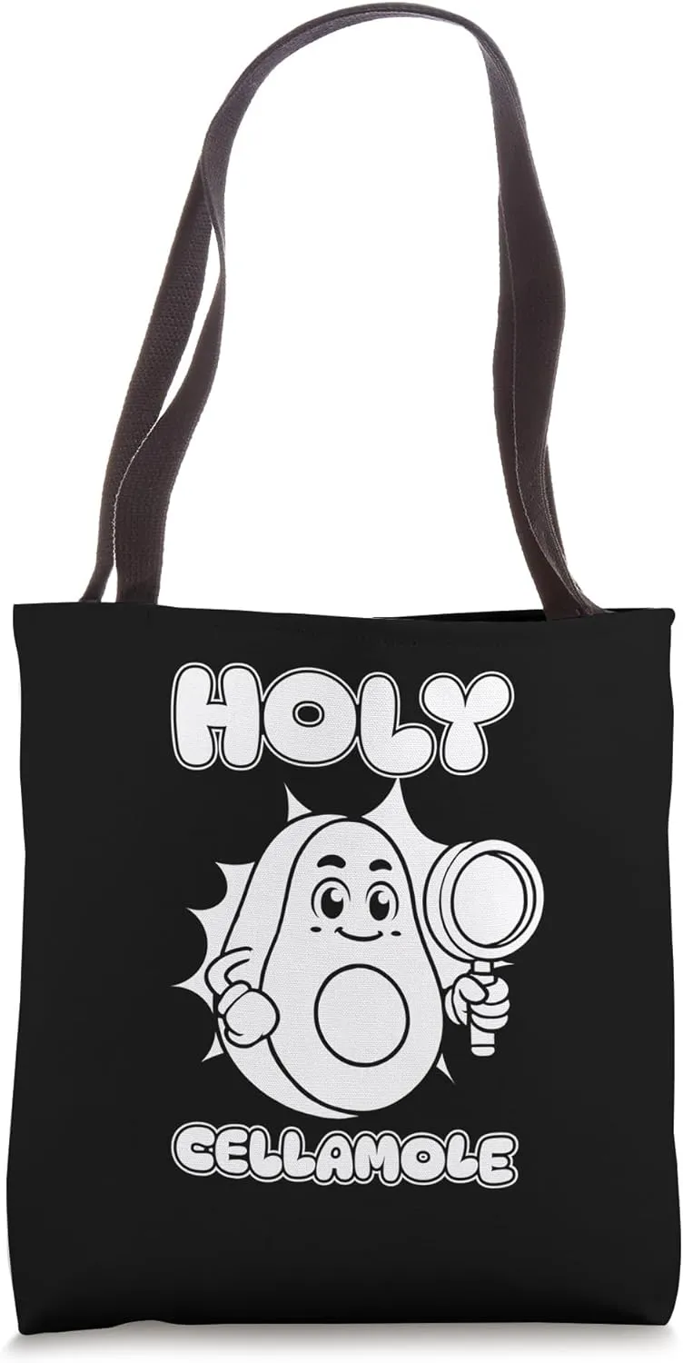 Biologist Teacher - Student Biology Avocado Holy Cellamole Tote Bag