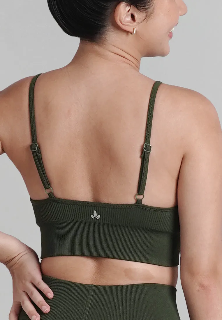 Blair Collection: Premium Seamless Padded Square Neck Sports Bra
