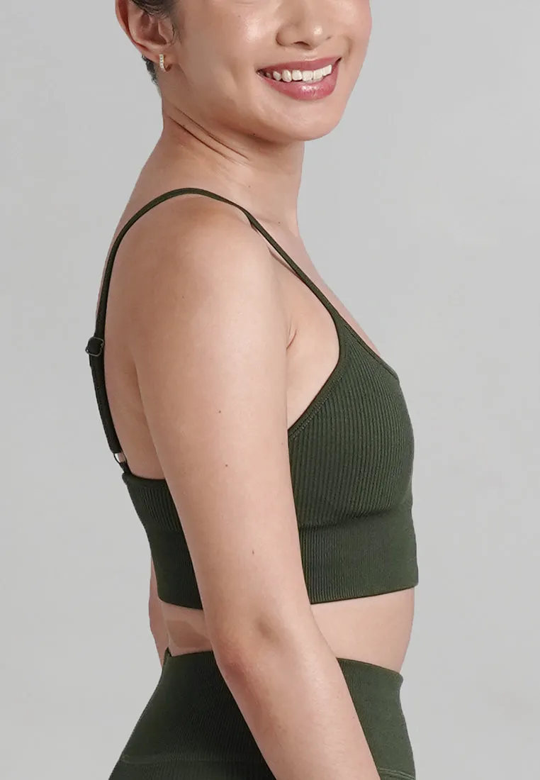 Blair Collection: Premium Seamless Padded Square Neck Sports Bra