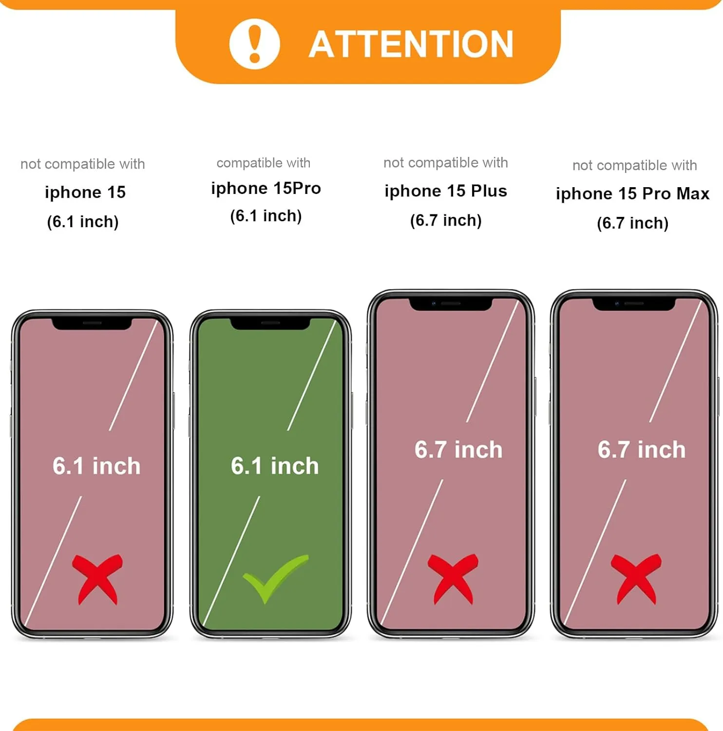 Bocasal Crossbody Wallet Case for iPhone 15 Pro, RFID Blocking PU Leather Zipper Handbag Purse Flip Cover, Kickstand Folio Case with Card Slots Holder Wrist Strap Lanyard 5G 6.1 Inch (Rose Gold)