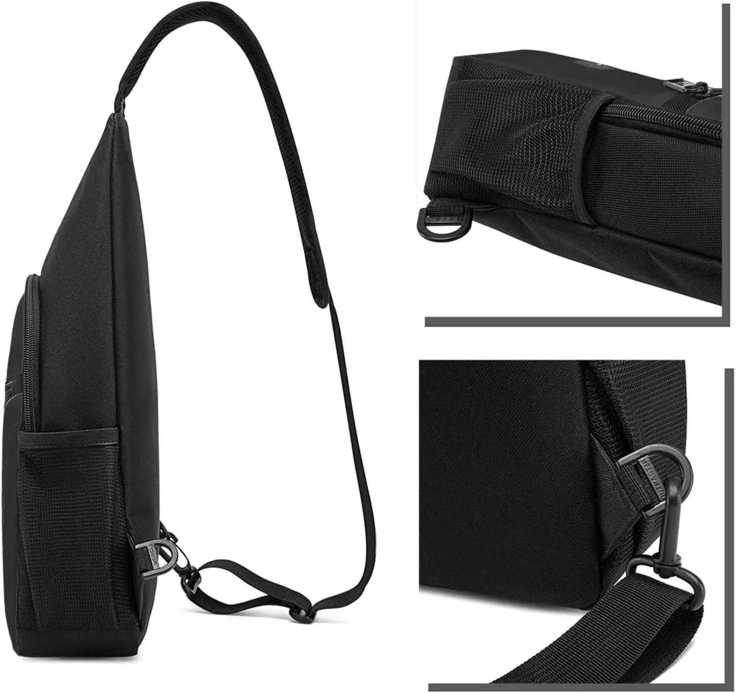 Bomb Lifts Barbell Unisex Chest Bag Lightweight Crossbody Shoulder Bag Travel Pocket