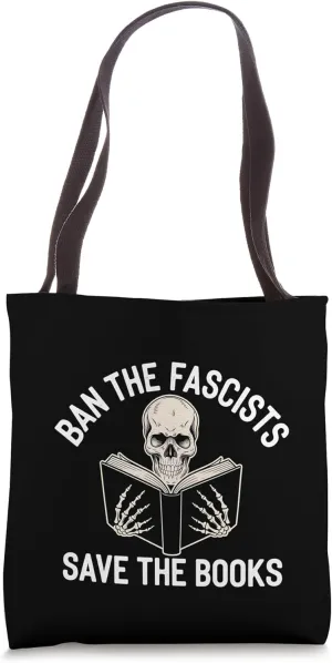 Book Reader Save The Books Reader Librarian Bookworm Book Tote Bag