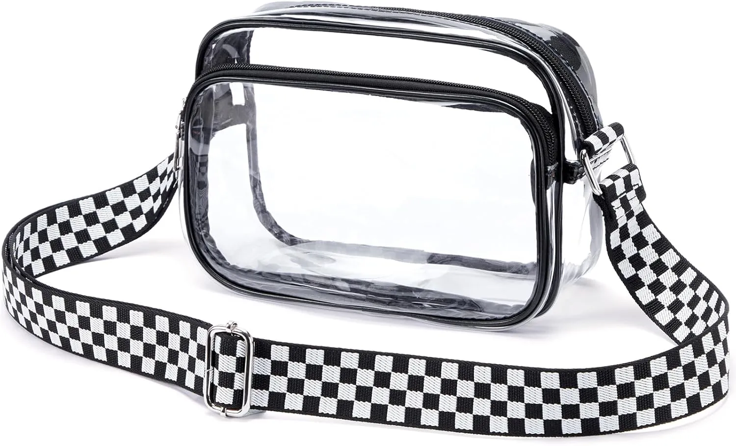 BOSTANTEN Clear Bag for Women Stadium Approved Clear Bags Small Crossbody Purse Trendy for Concerts Sports Events