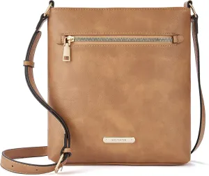 BOSTANTEN Crossbody Bags Purses for Women Trendy Soft Vegan Leather Shoulder Handbags with Adjustable Strap Zipper Pocket