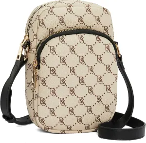 BOSTANTEN Small Crossbody Bags for Women Designer Zip Cell Phone Purse Shoulder Handbags Wallet with Card Slots
