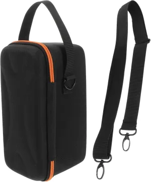 Box Speaker Storage Box Speak Case Portable Speaker Storage Cases Speaker Carry Case Carrying Case for Speaker Travel Carry Bag Speaker Case Speaker Storage Bag Bag Black Metal