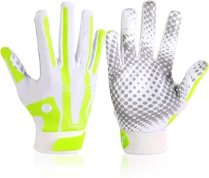 Breathable Lightweight Football Gloves - Unisex - White
